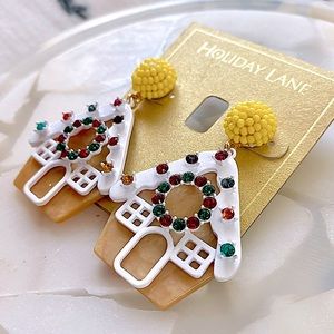 Holiday Lane Multicolor Gingerbread Drop Earrings
